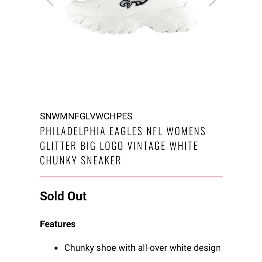 Women's White Chunky Sneakers